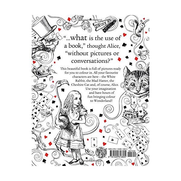 Sách tô màu The Macmillan Alice Colouring Book