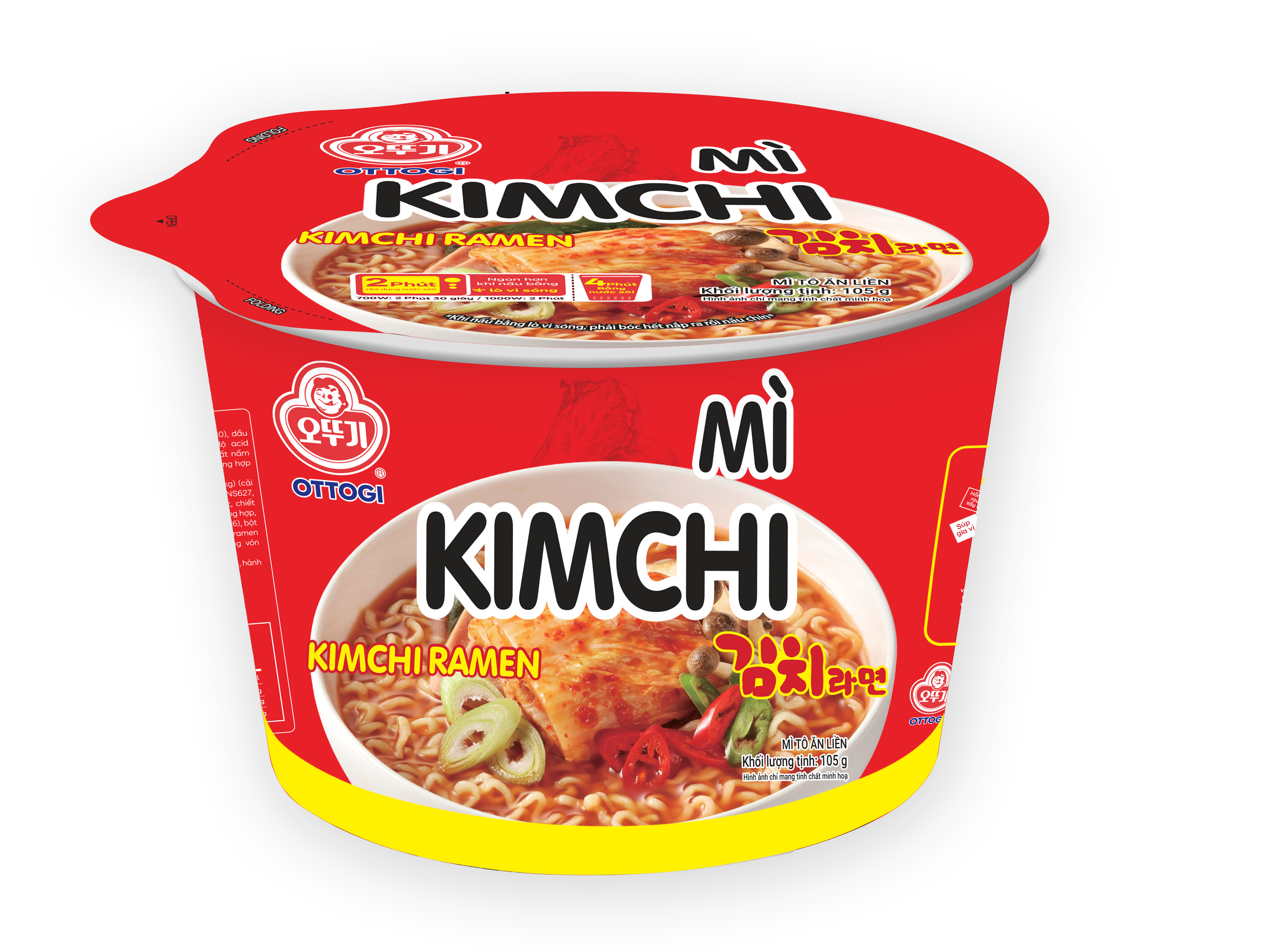 Mì Tô Kim Chi Ottogi 105g