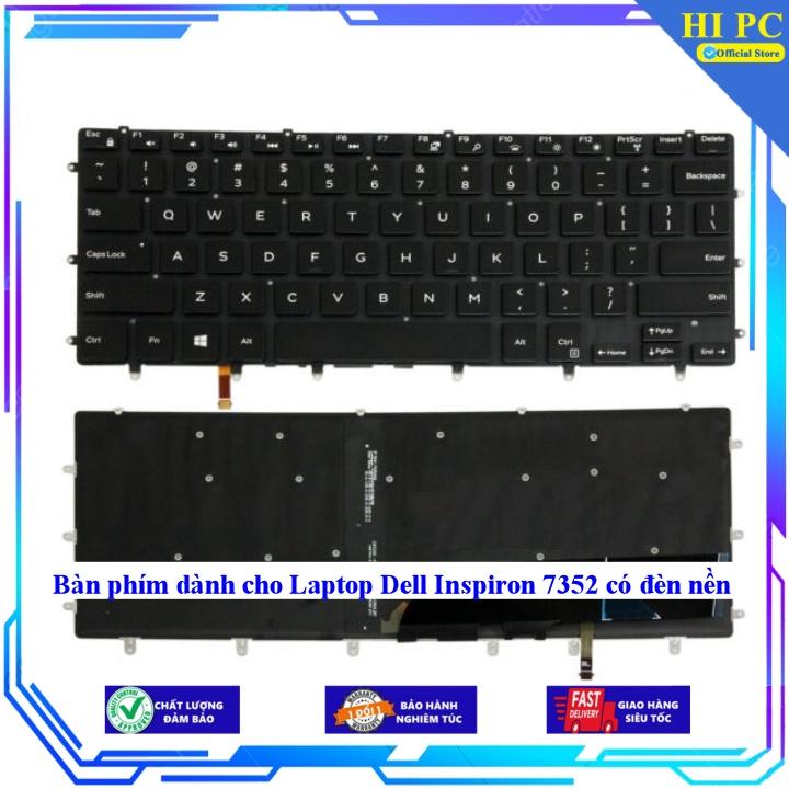 Bàn phím dành cho Laptop Dell Inspiron 7352 có đèn nền - Hàng Nhập Khẩu