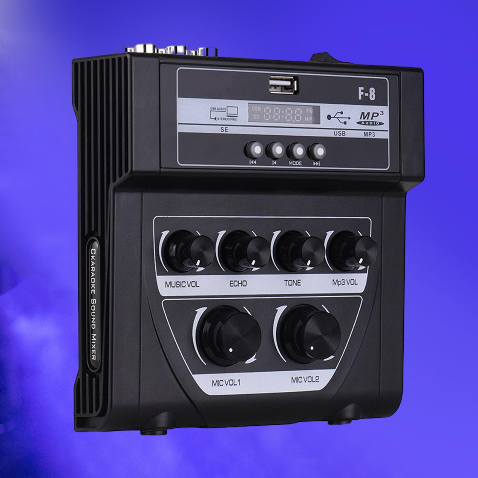 Mic Mixer Audio Sound Mixing Board Sound Mixing Console for Live Broadcast