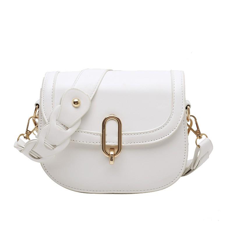 Spring and Summer Semi-Circular Saddle Bag Women's Personalized Shoulder Strap Shoulder Bag