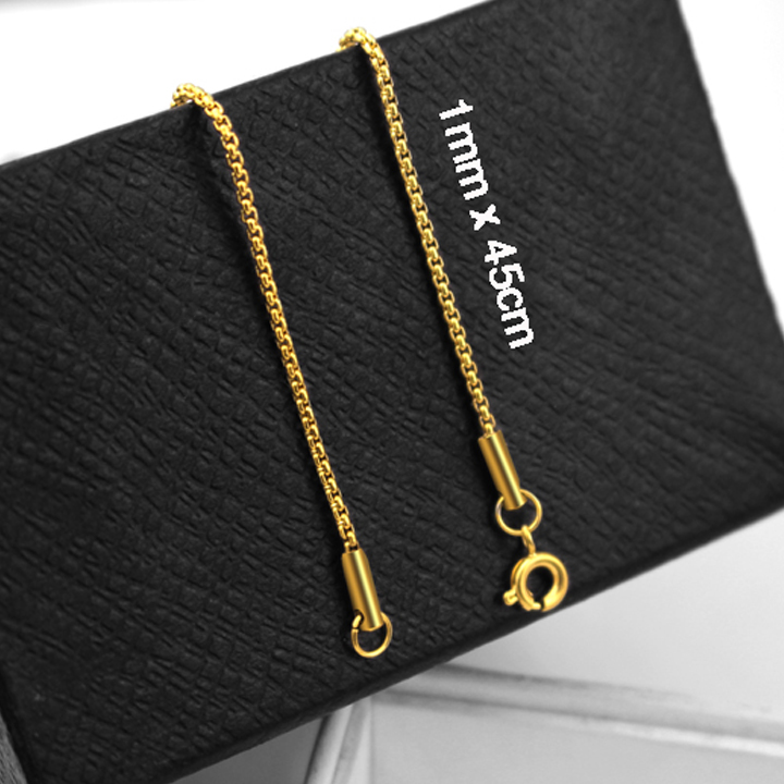 Dây chuyền nữ kiểu bông dừa 1li  WDC156