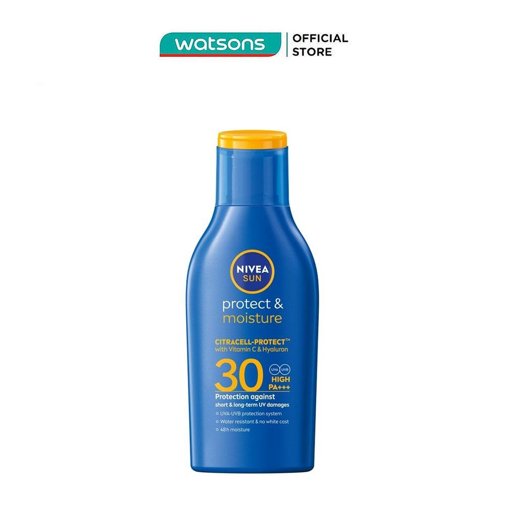 Sữa Chống Nắng Toàn Thân Nivea Sun Protect&amp;Moisture SPF30 UVA/UVB Body Lotion 75ml