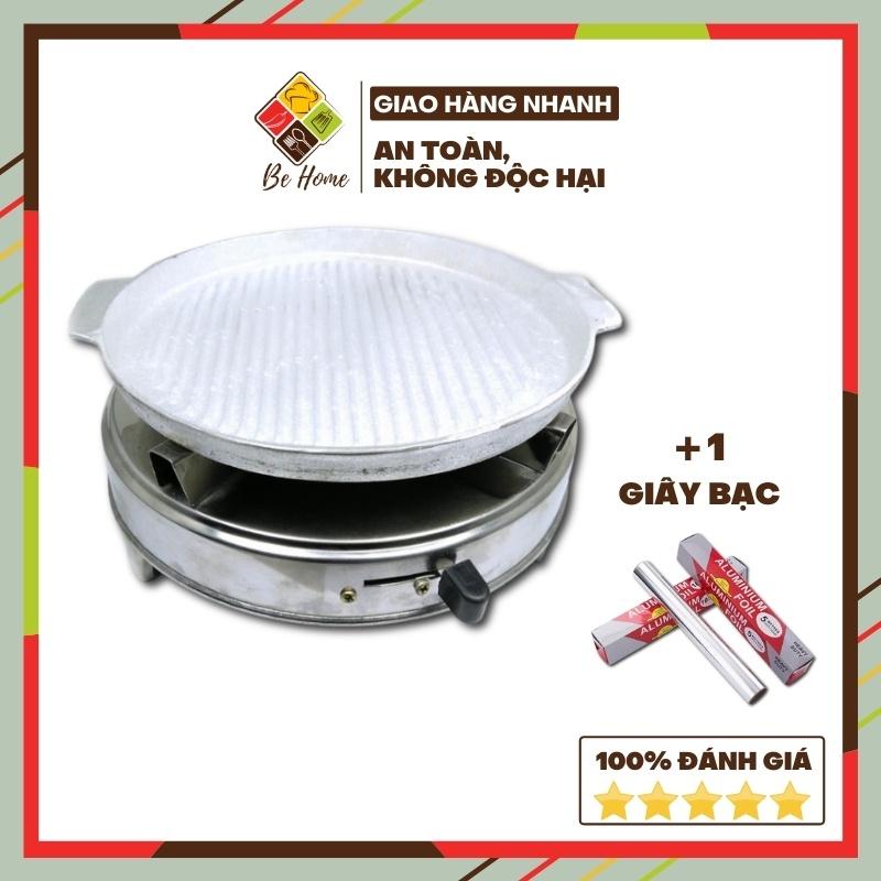 COMBO Bếp cồn mini kèm chảo gang nướng bếp lẩu cồn