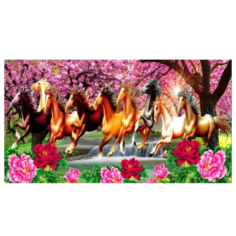 Tranh đính đá Mã Đáo Thành Công 150*75cm