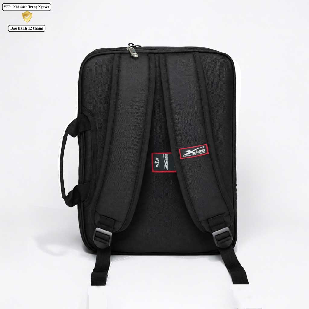 Cặp Laptop Công Sở Nam Xbags Mutil Class Pro Thiết Kế Đen Phối Chỉ Đỏ Trẻ Trung Lịch Sự - XB4103