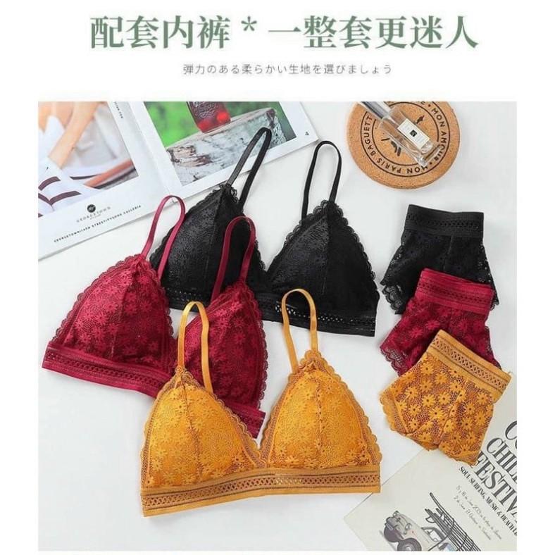 Áo Ngực Ren Không Gọng. Áo Lót Bra Ren Hoa Cúc Nhí Kiểu Áo Không Gọng hàng shop.