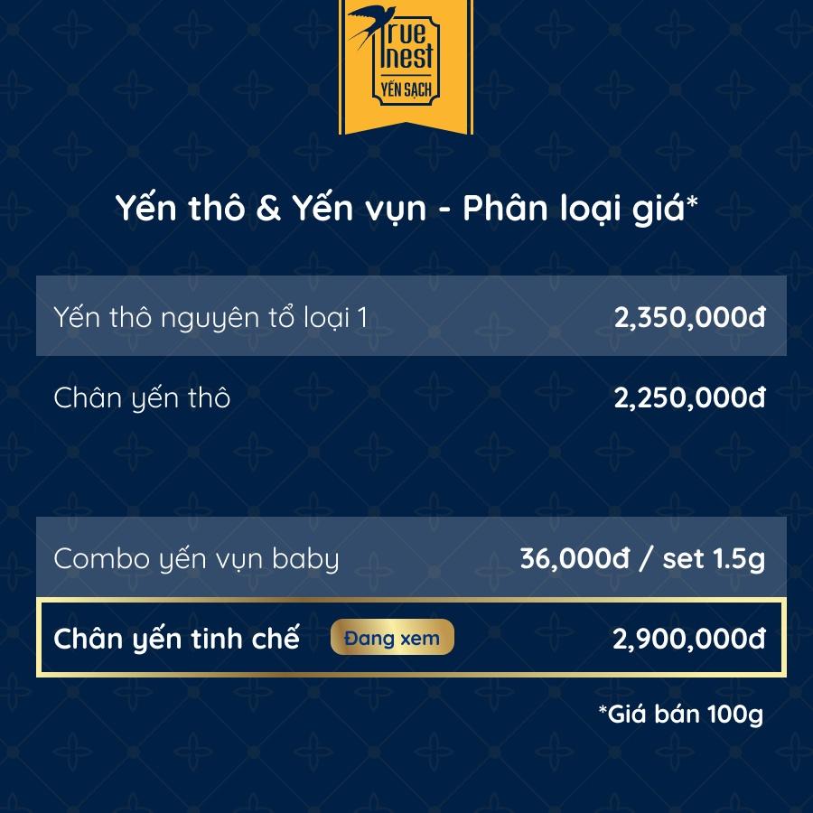 Chân yến sào tinh chế True Nest