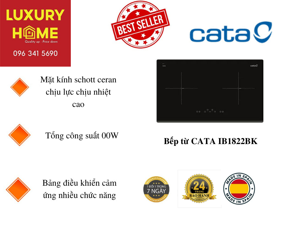 Bếp từ CATA IB1822BK