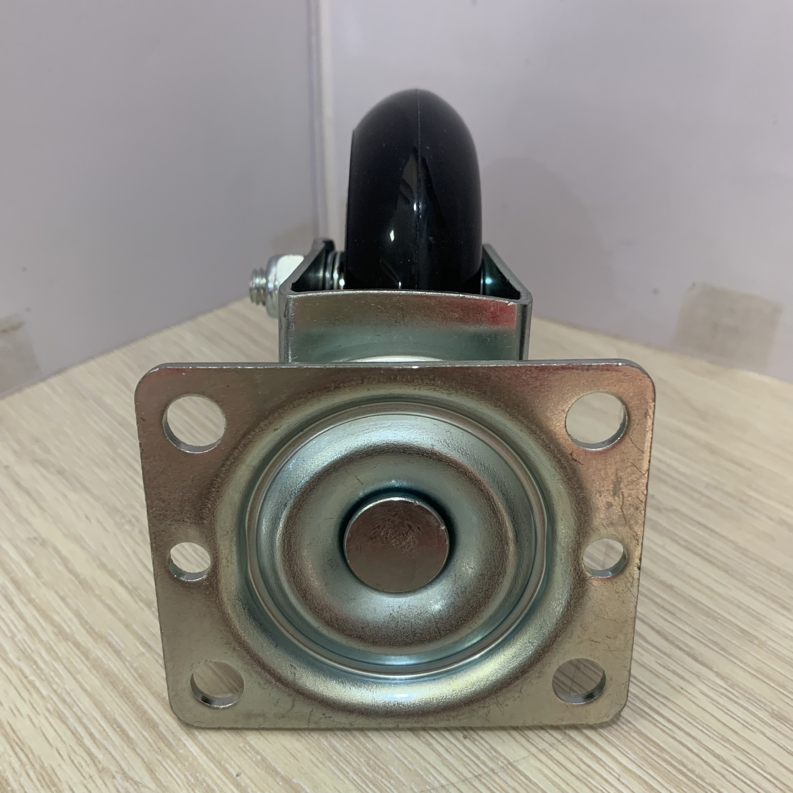 Bánh xe đẩy PU càng thép xoay 75mm - Pareo