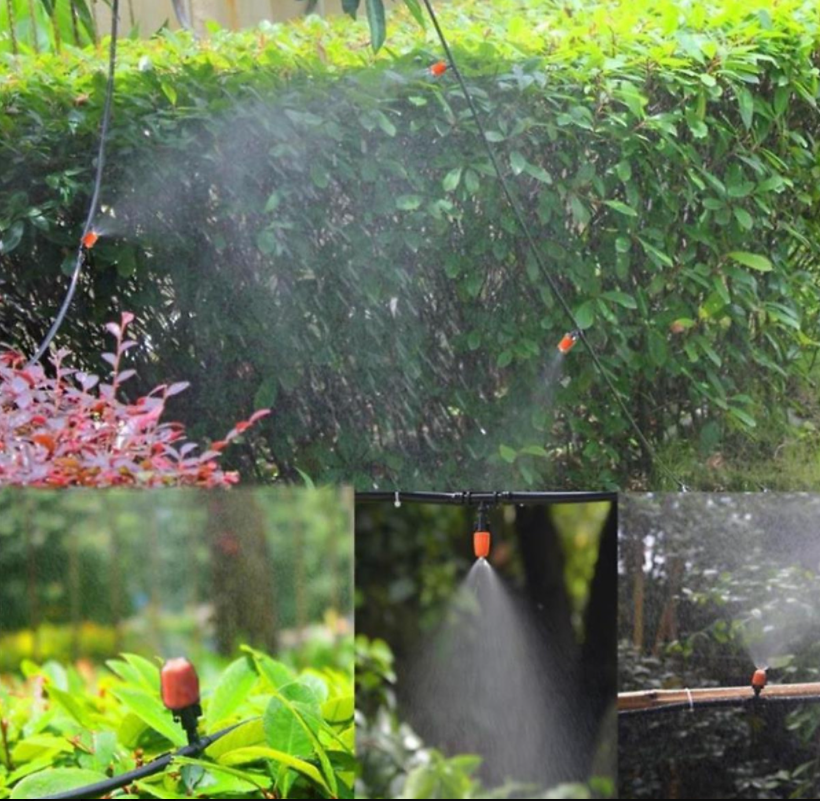 Hệ thống máy phun sương tưới rau, tưới cây, làm mát 15 béc