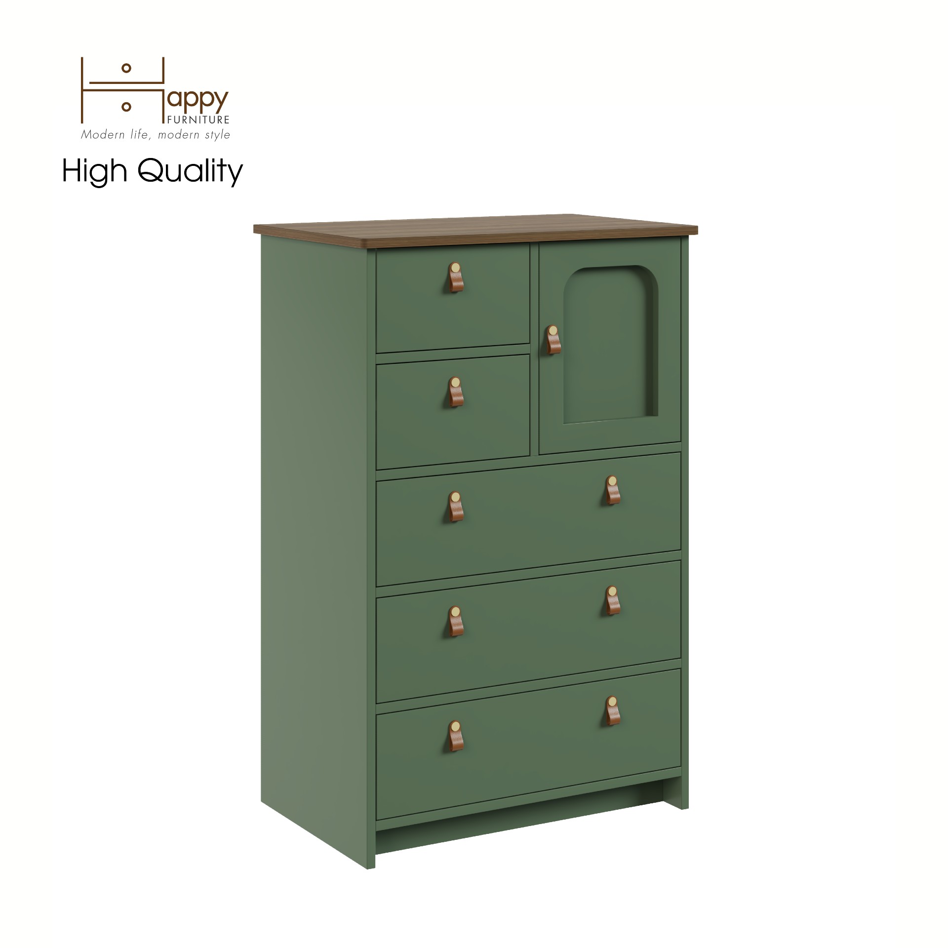 [Happy Home Furniture] NOMIA , Tủ lưu trữ 5 ngăn kéo , 70cm x 45cm x 108cm ( DxRxC), THK_064
