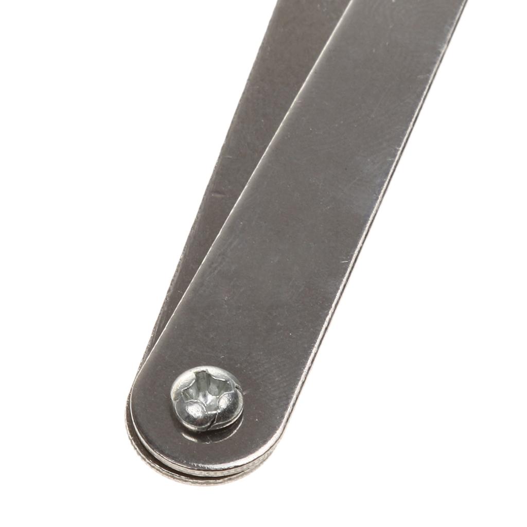 Inox 20cm Trong & Ngoài Đồ Gốm Kẹp Phanh Đất Sét Dụng Cụ Đo