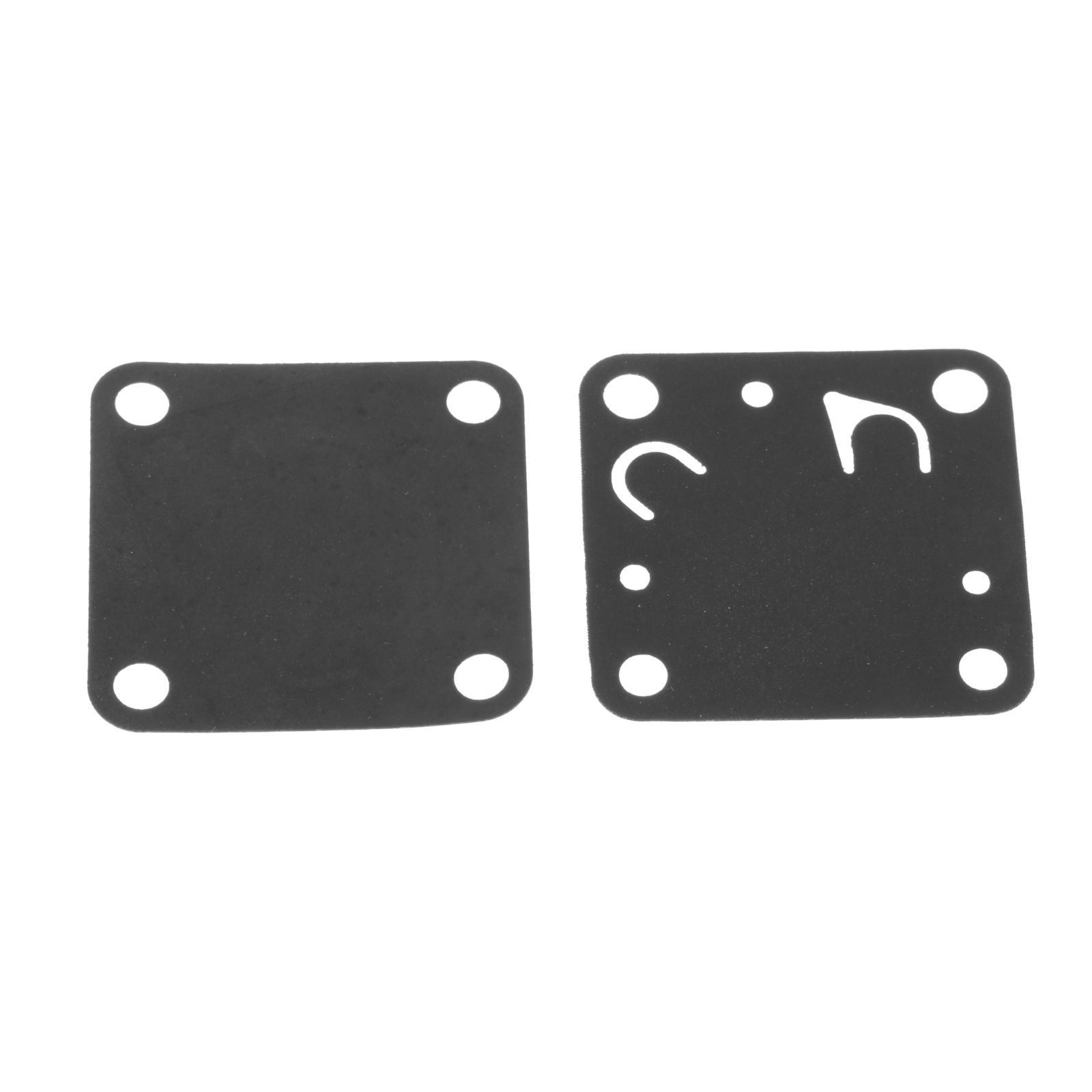 2 Pieces Fuel Pump Diaphragm Kit 6E0-24471-00 6E0-24411-00 for Yamaha 4 5HP Outboard