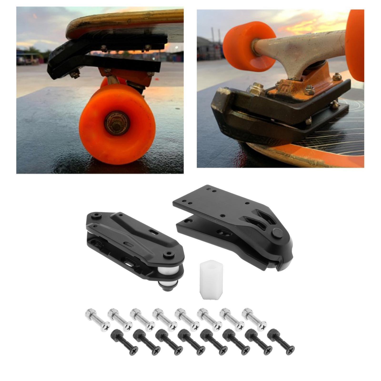 Skateboard Bridge Spring Bracket Surf and Surfboard Truck Black