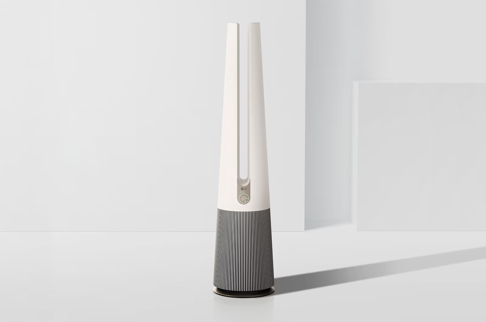 [Chỉ giao Miền Bắc/Nam] Quạt lọc khí LG PuriCare AeroTower Hit Công nghệ UVnano Màu be - FS15GPBK0 - Hàng chính hãng