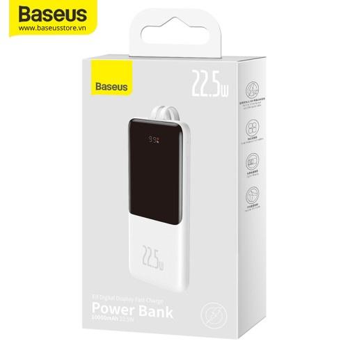 Pin Dự Phòng Sạc Nhanh Baseus Elf Digital Display Fast Charge Power Bank 10000mAh 22.5W ( Hàng Chính Hãng)