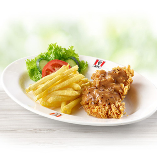 Gà Bít-tết với Khoai Tây Chiên KFC