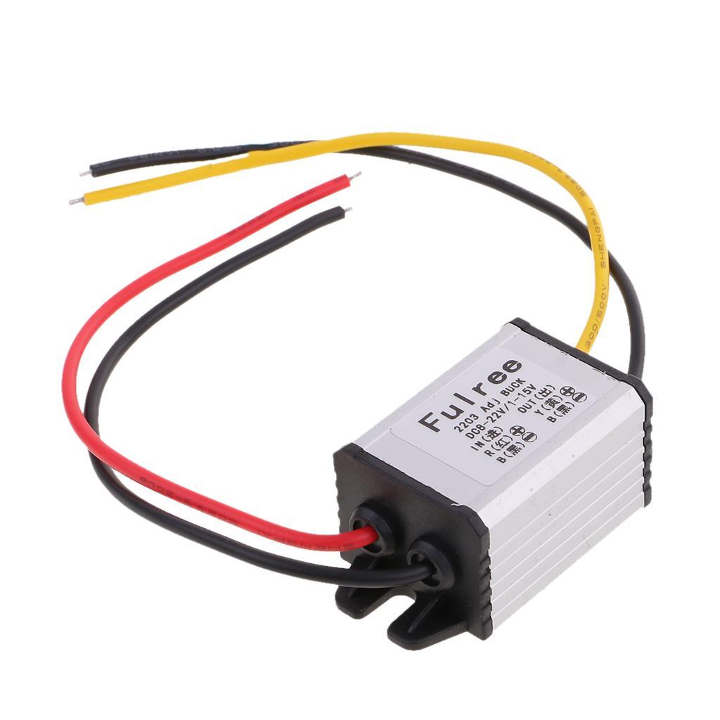 3A Buck Converter 8-22V to 1.5-15V Power Module DC-DC