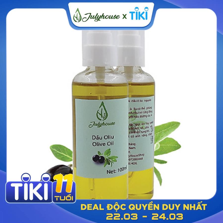 Bộ 2 chai Dầu Oliu JULYHOUSE 100ml.