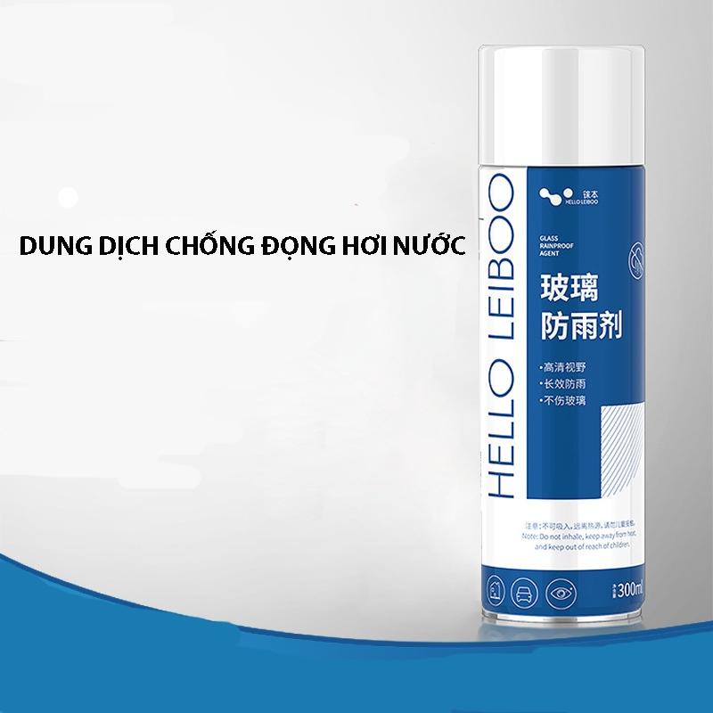 Dung dịch nano chống đọng nước, chống mờ kính xe - dung dịch chống bám nước hiệu ứng lá sen, chống bám nước