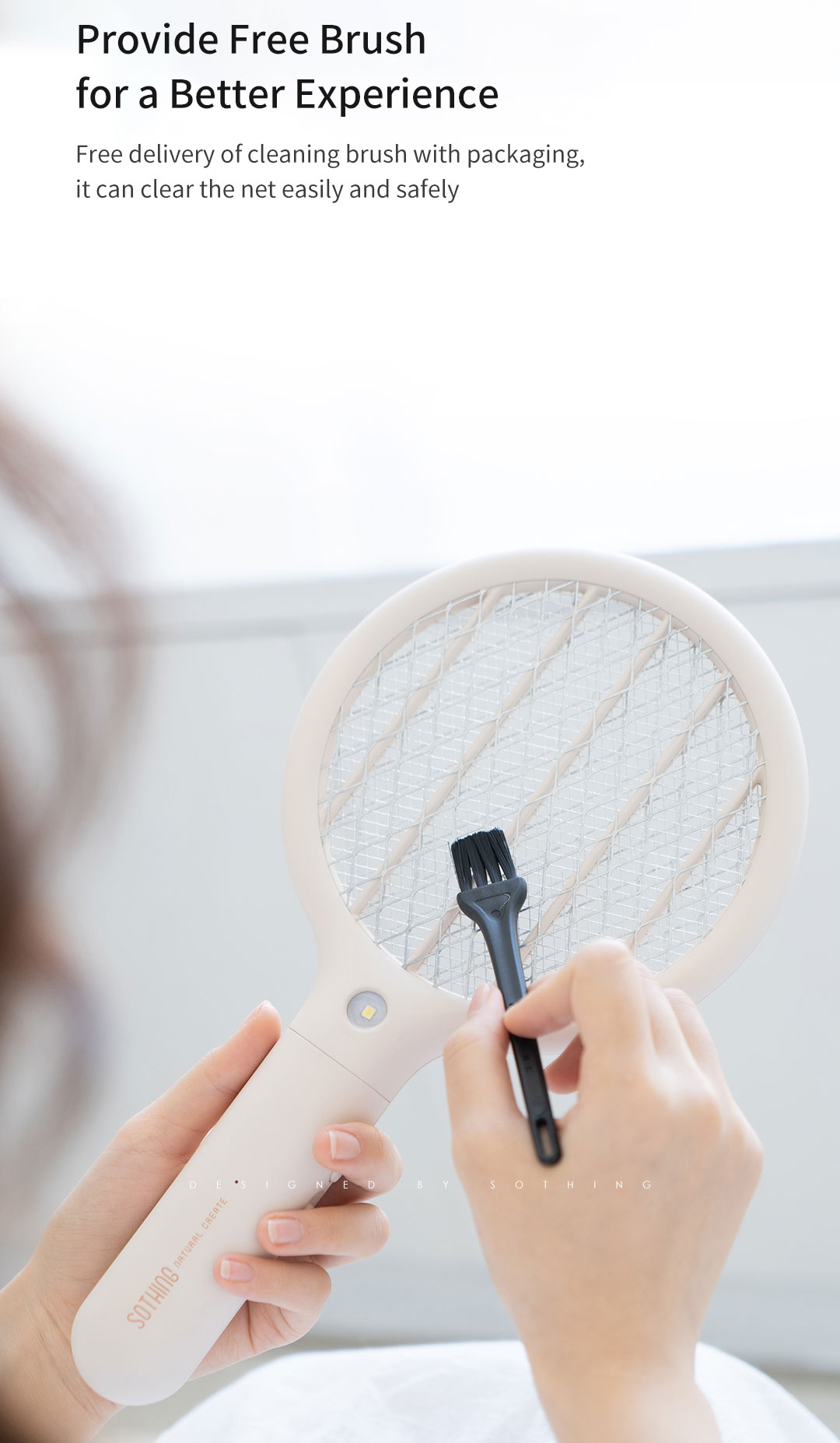 Vợt đánh muỗi Uareliffe tích hợp điện với đèn led thiết kế cầm tay tiện lợi Electric Mosquito Swatter