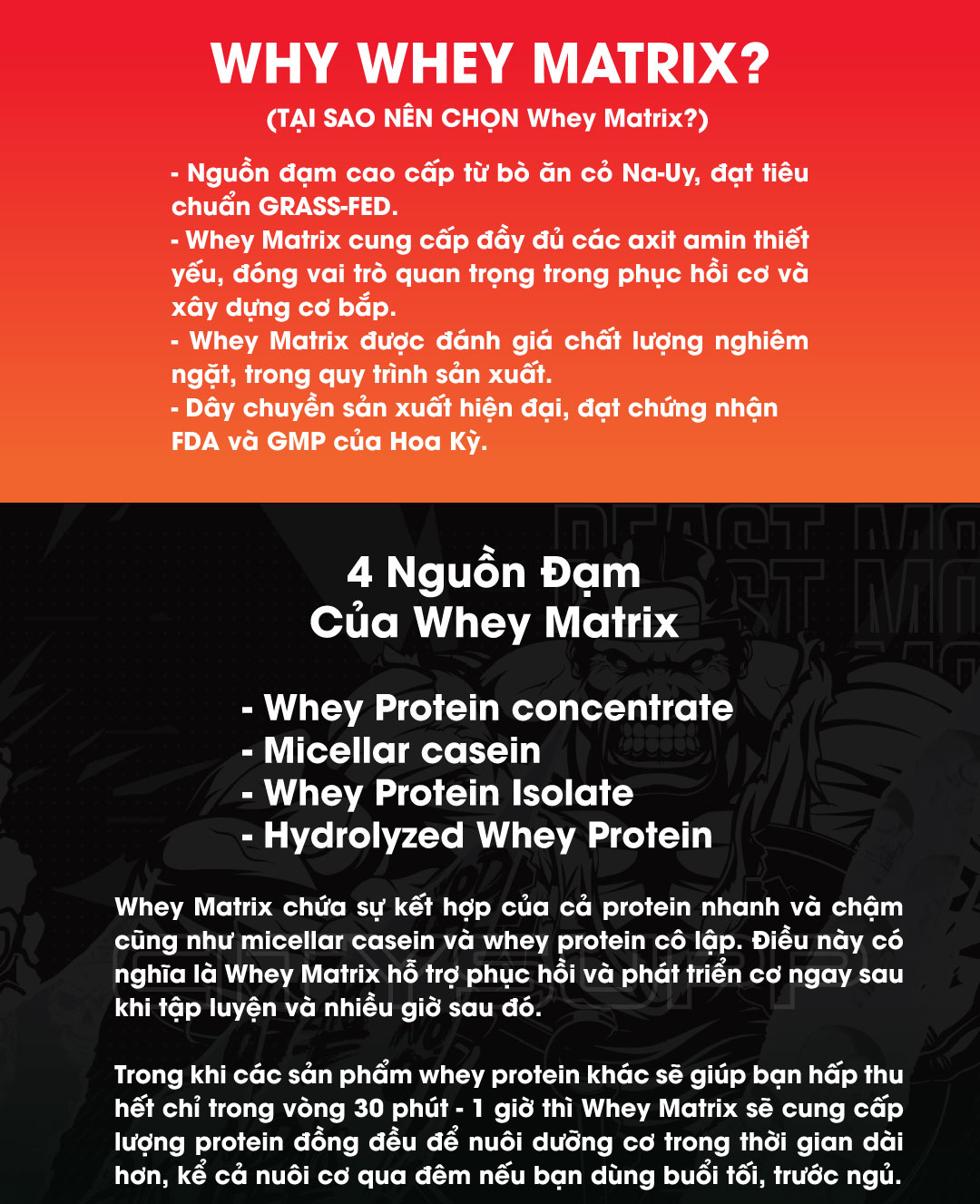 [Chính hãng] Nortech Nutrition Whey Matrix Protein 3KG (66 Lần dùng), Bổ Sung 33G Whey+Casein Protein, Hỗ Trợ Tăng Cơ & Phục Hồi