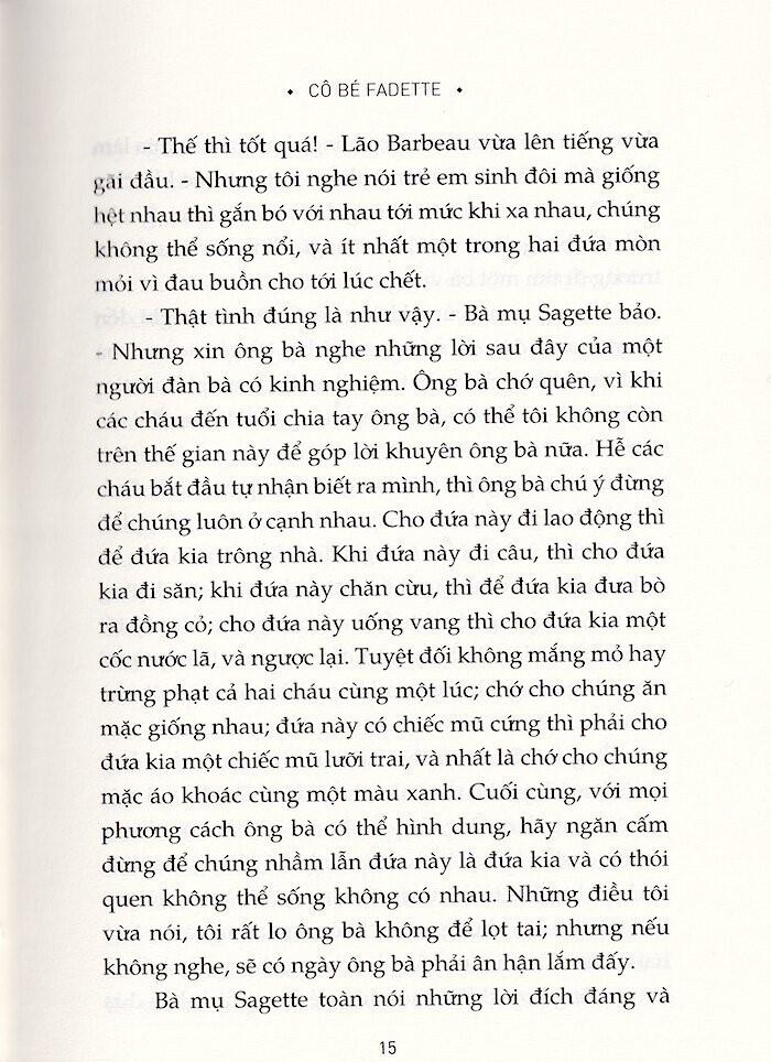 Cô Bé Fadette (Tái Bản)