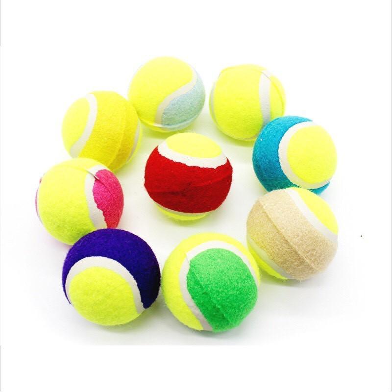 Bóng tennis dùng để chơi/ tương tác với thú cưng, đồ chơi cho chó, đồ chơi cho mèo - HaiMin Petshop