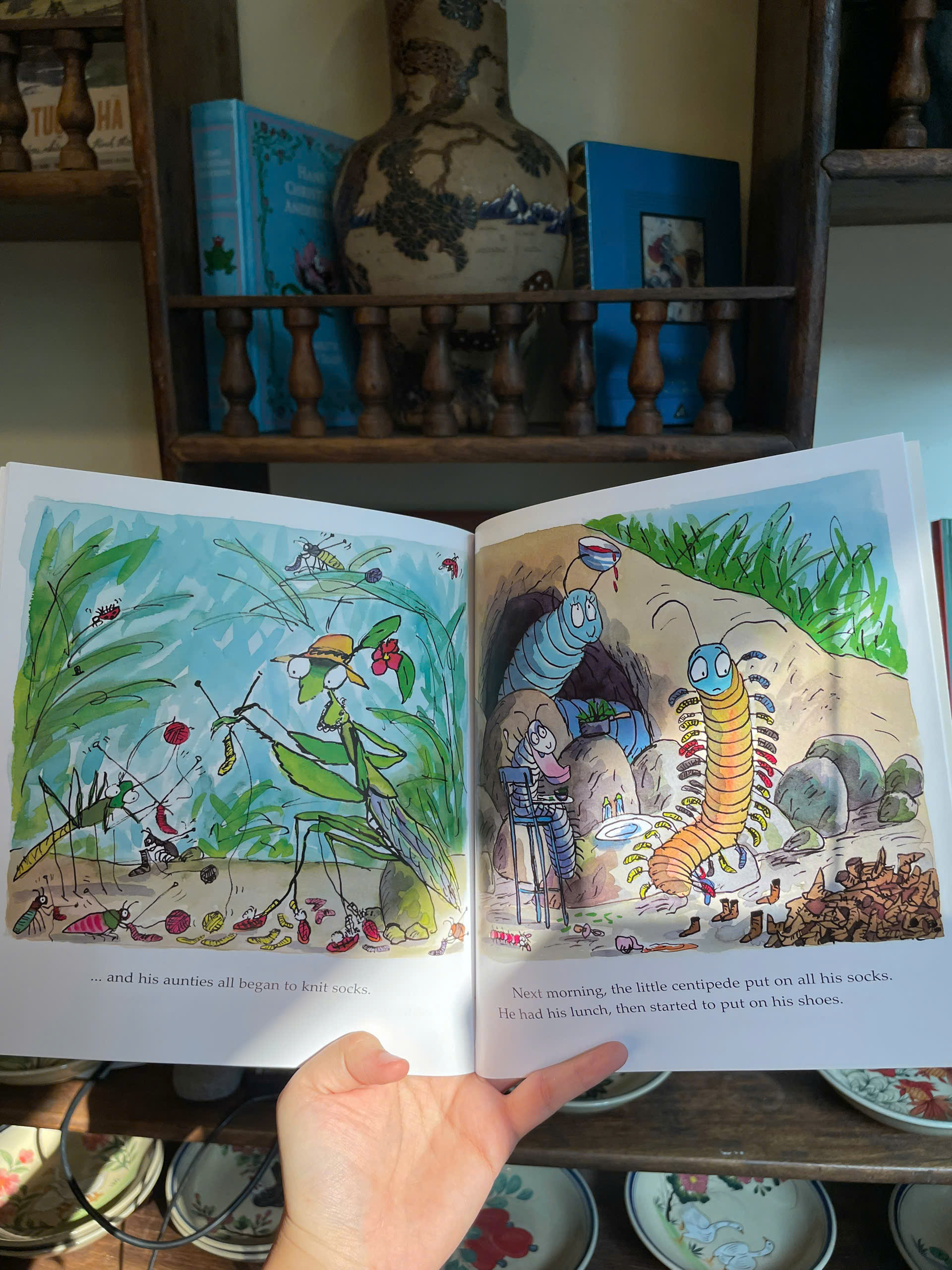 Sách - Centipede's 100 Shoes by Tony Ross - Children Picture Story book in English - Sách Ngoại Văn
