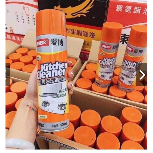 Bình xịt bếp màu cam kitchen siêu sạch
