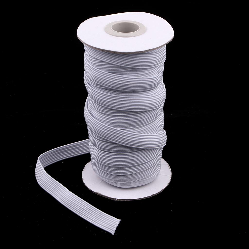 Dây Thun Trắng Co Giãn Quần áo DIY Quần Thể Thao Quần May Trim 10 Mm