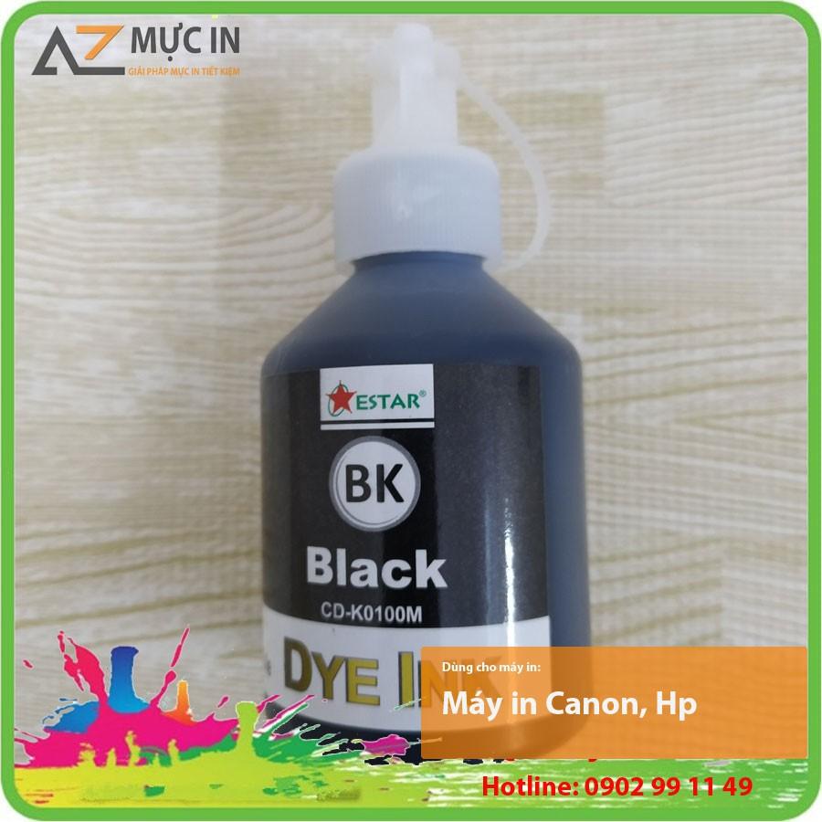 Mực in phun dùng cho máy in Canon và HP estar 100ml giá rẻ