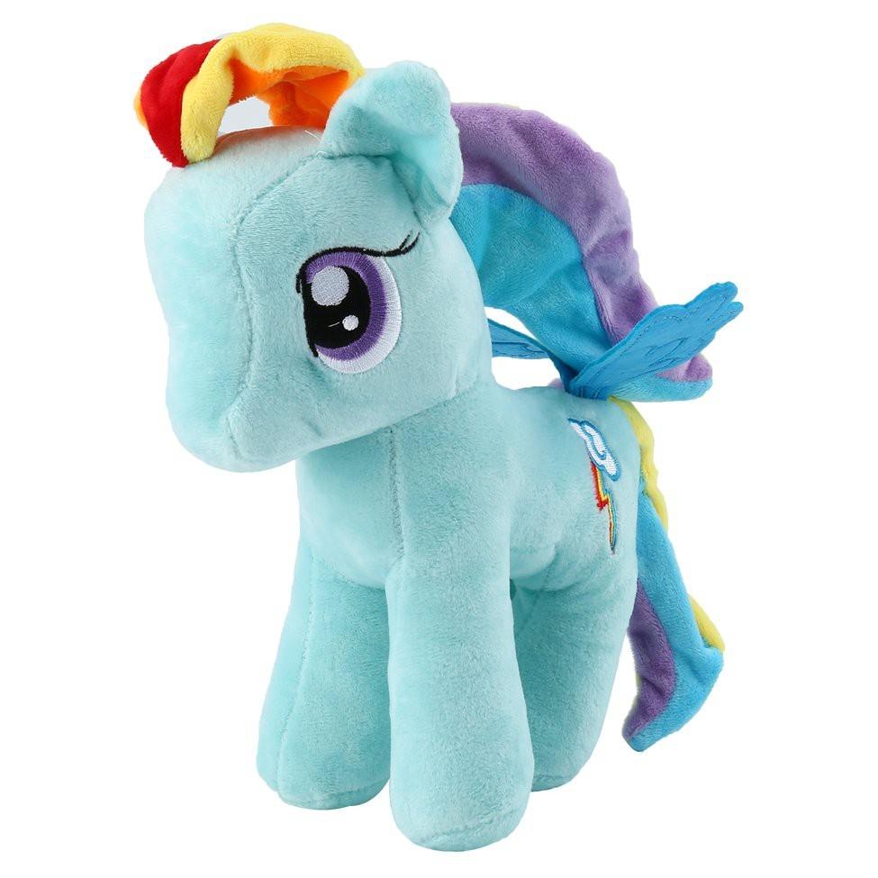 Ngựa Pony nhồi bông cao cấp cao 30cm Giao màu ngẫu nhiên