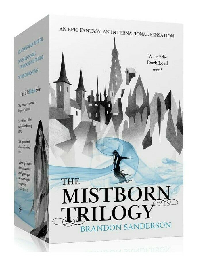 Box set  tiếng Anh: Mistborn Trilogy Boxed Set : The Final Empire The Well Of Ascension The Hero Of Ages