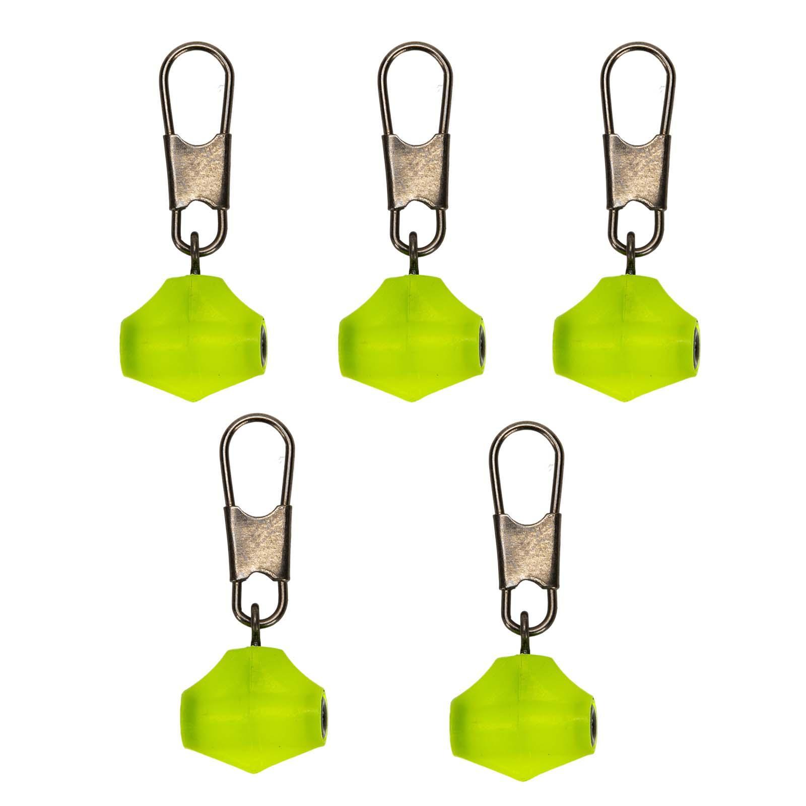 5x Sinker Slider Sinker Weight Connector with Snap Fishing Line Sinker Slide