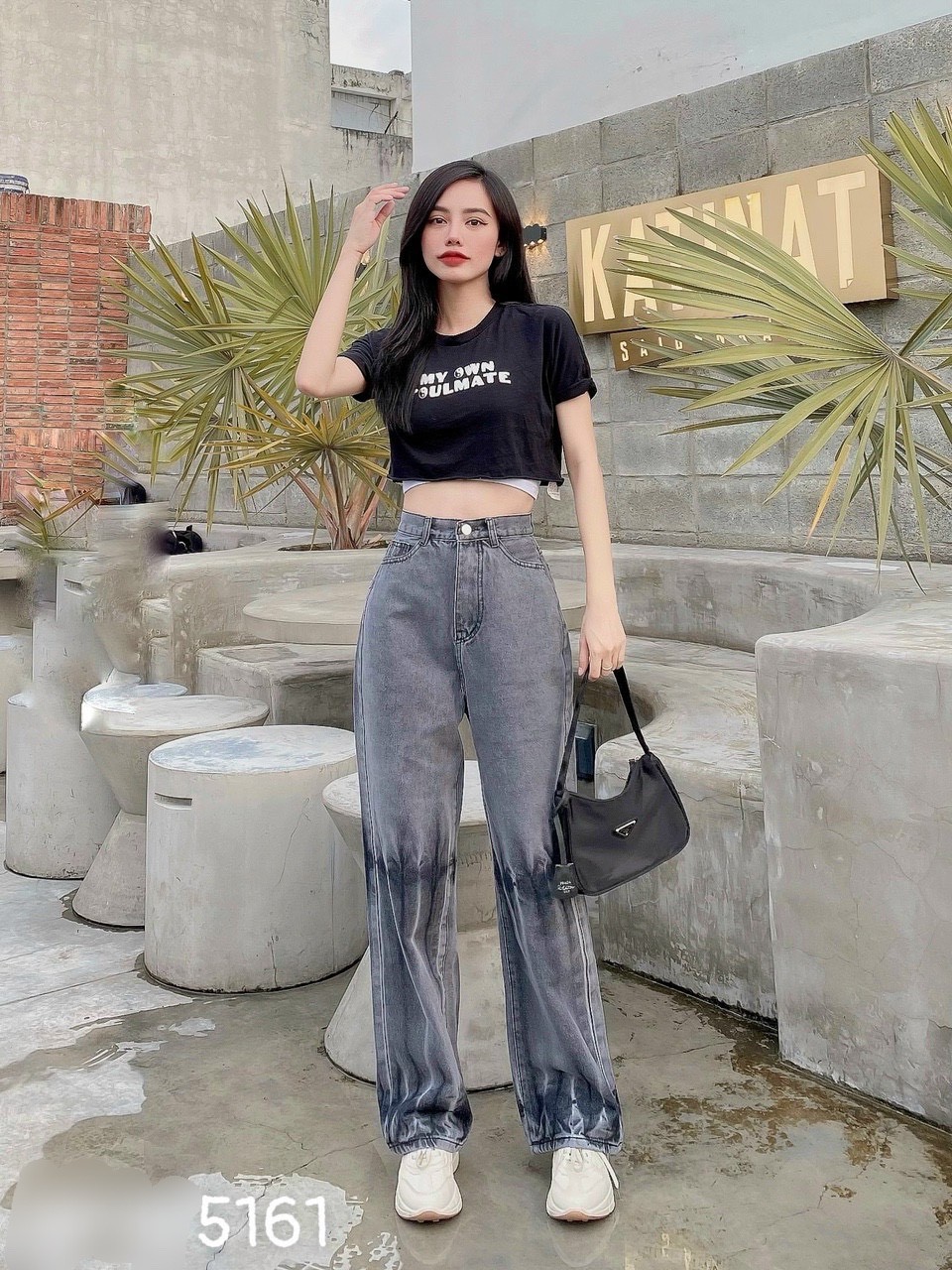 QUẦN BAGGY JEAN NỮ ỐNG SUÔNG LƯNG CAO LOANG MÀU THỜI TRANG MỚI 2022