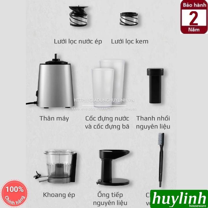 Máy Ép Chậm Olivo SJ210 Làm Kem, Ép Rau Củ Quả, Ép Đậu Nành 3 Trong 1, Ép Kiệt Bã 99% Thiết Kế Đột Phá, Dễ Dàng Vệ Sinh