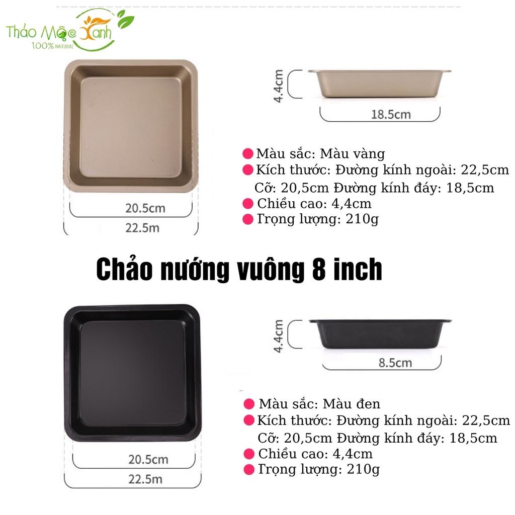 Set 5 Khuôn Nướng Bánh Chống Dính Cao Cấp Chất Liệu Thép Carbon - Dụng cụ làm bánh Baker Mart