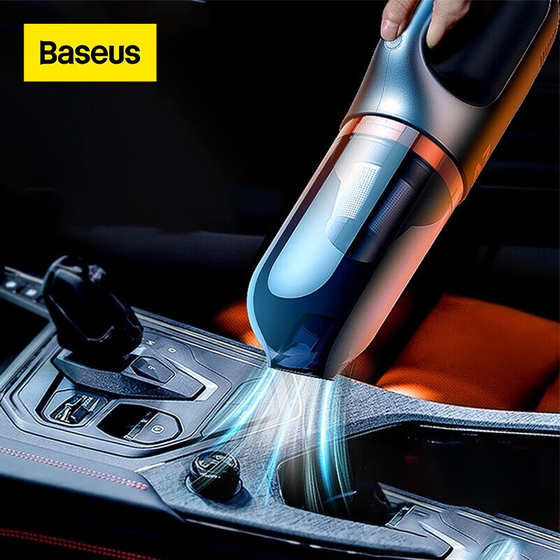 Máy Hút Bụi Cầm Tay Không Dây Trên Ô TÔ Baseus A7 Car Vacuum Lực Hút Mạnh 6000Pa Dung Tích 500ml Sạc 3.5h Dùng 20 Phút - Hàng Chính Hãng