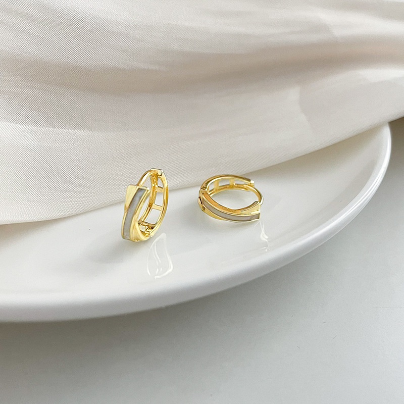 Khuyên tai tròn retro mẫu mới