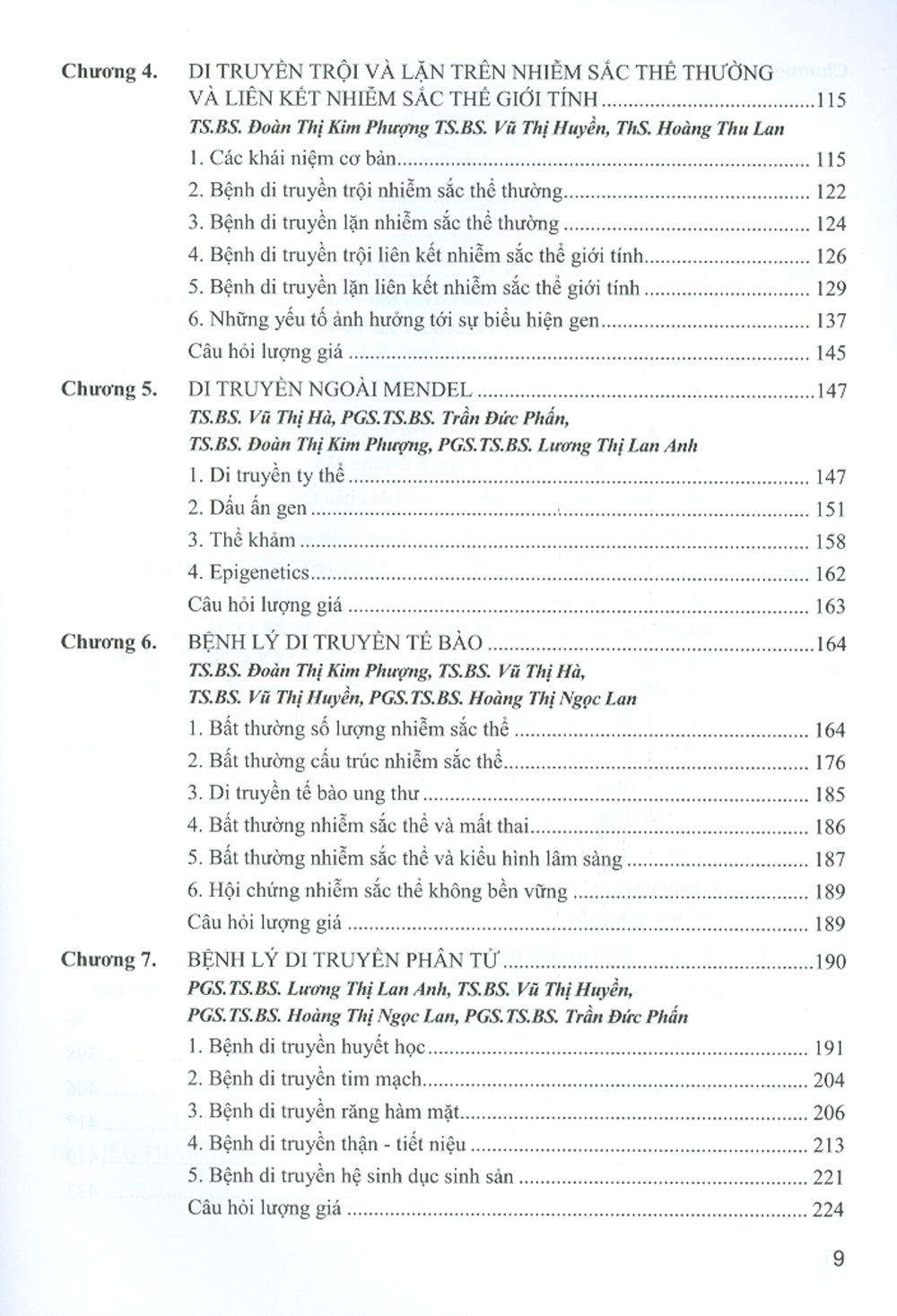 Di Truyền Y Học (Dùng cho đào tạo Bác sĩ y khoa)