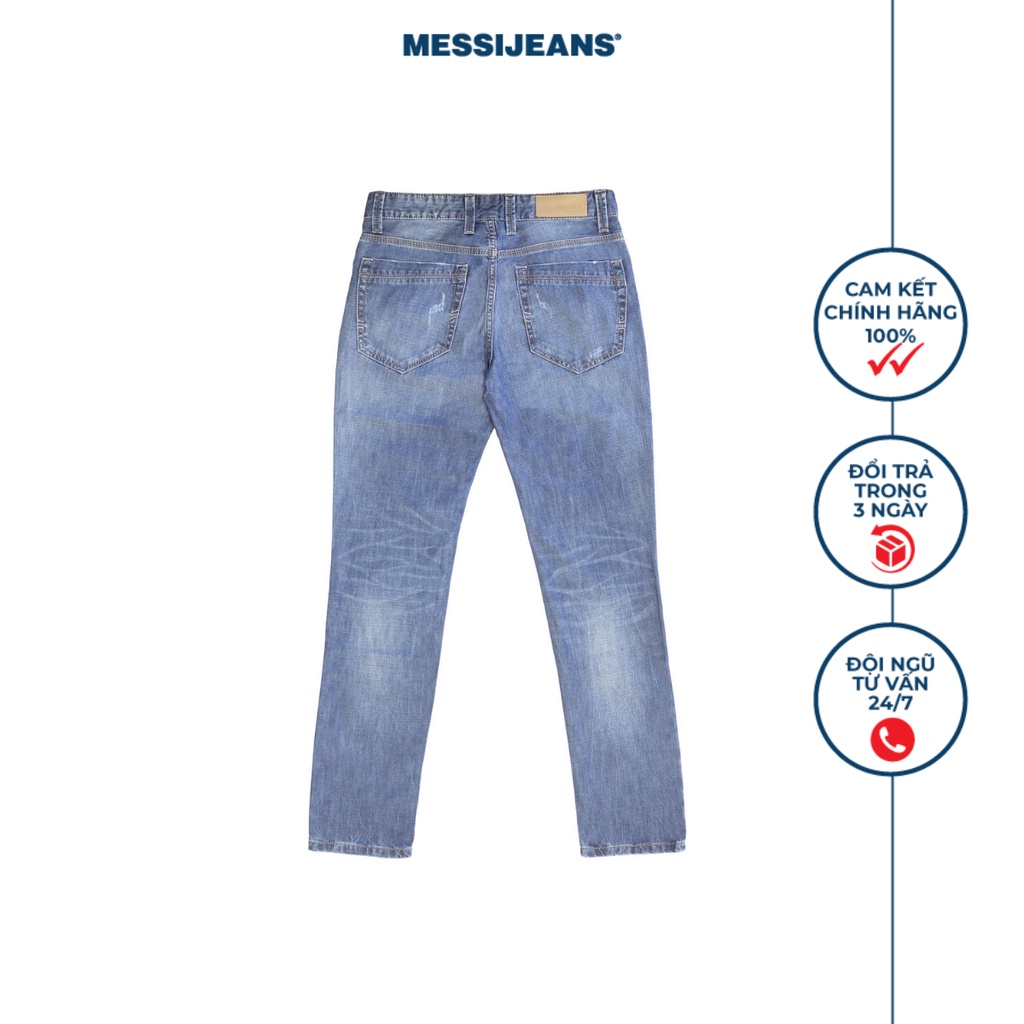 Quần jean nam ống đứng xước nhẹ SJM-690 (Straight)