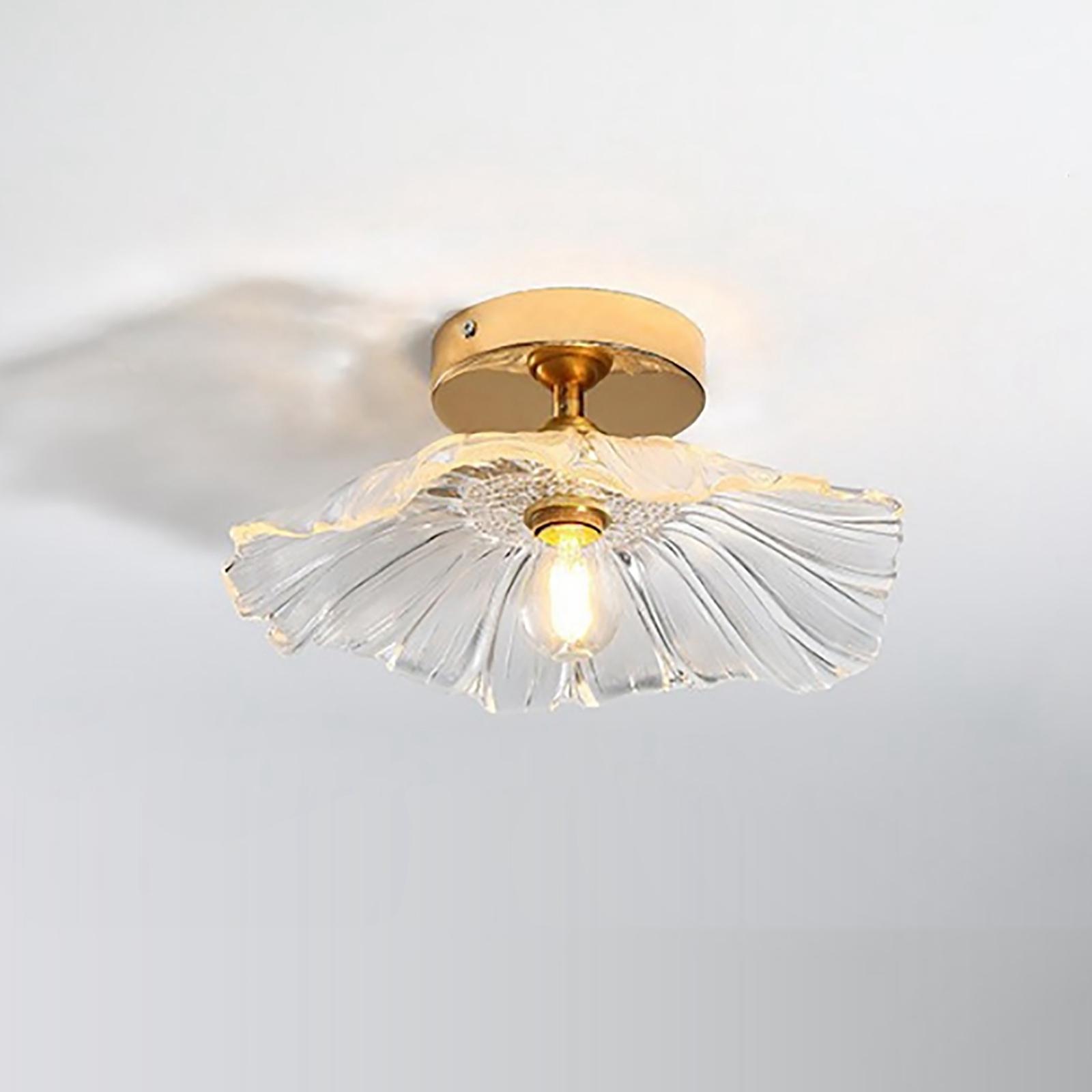 LED Ceiling Lights Chandelier Lamp Minimalist Round Fixtures Light Glass