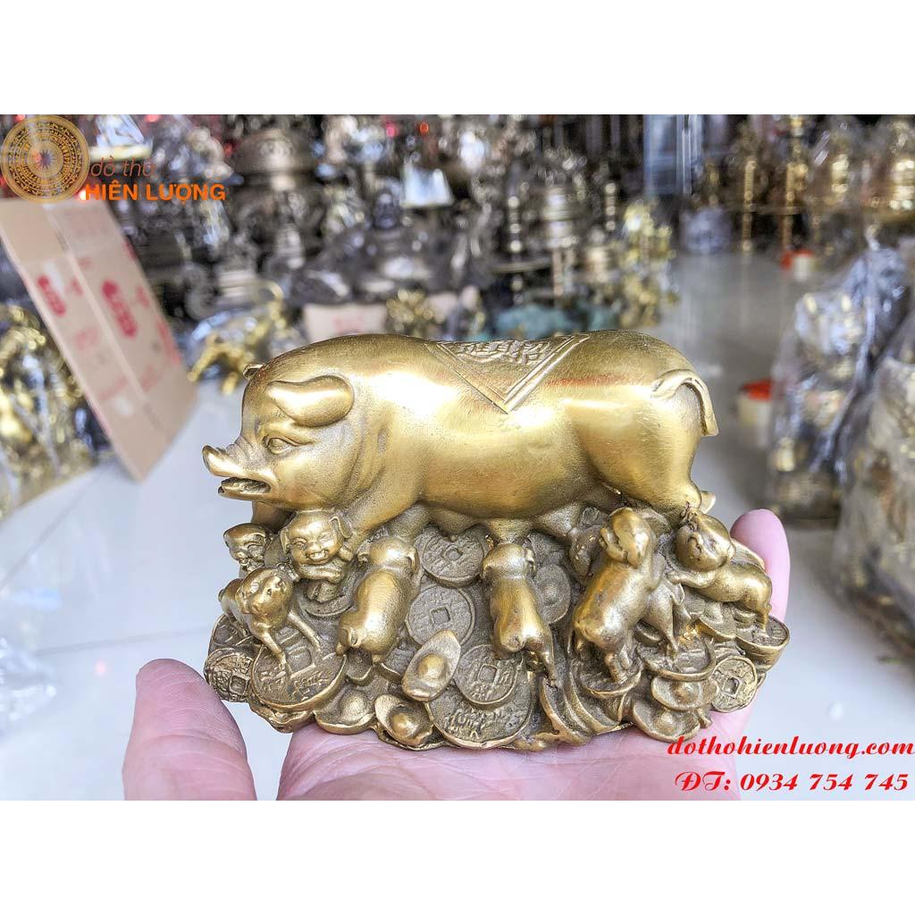 Tượng Heo Mẹ Và Đàn Heo Con - Tượng Heo Đàn