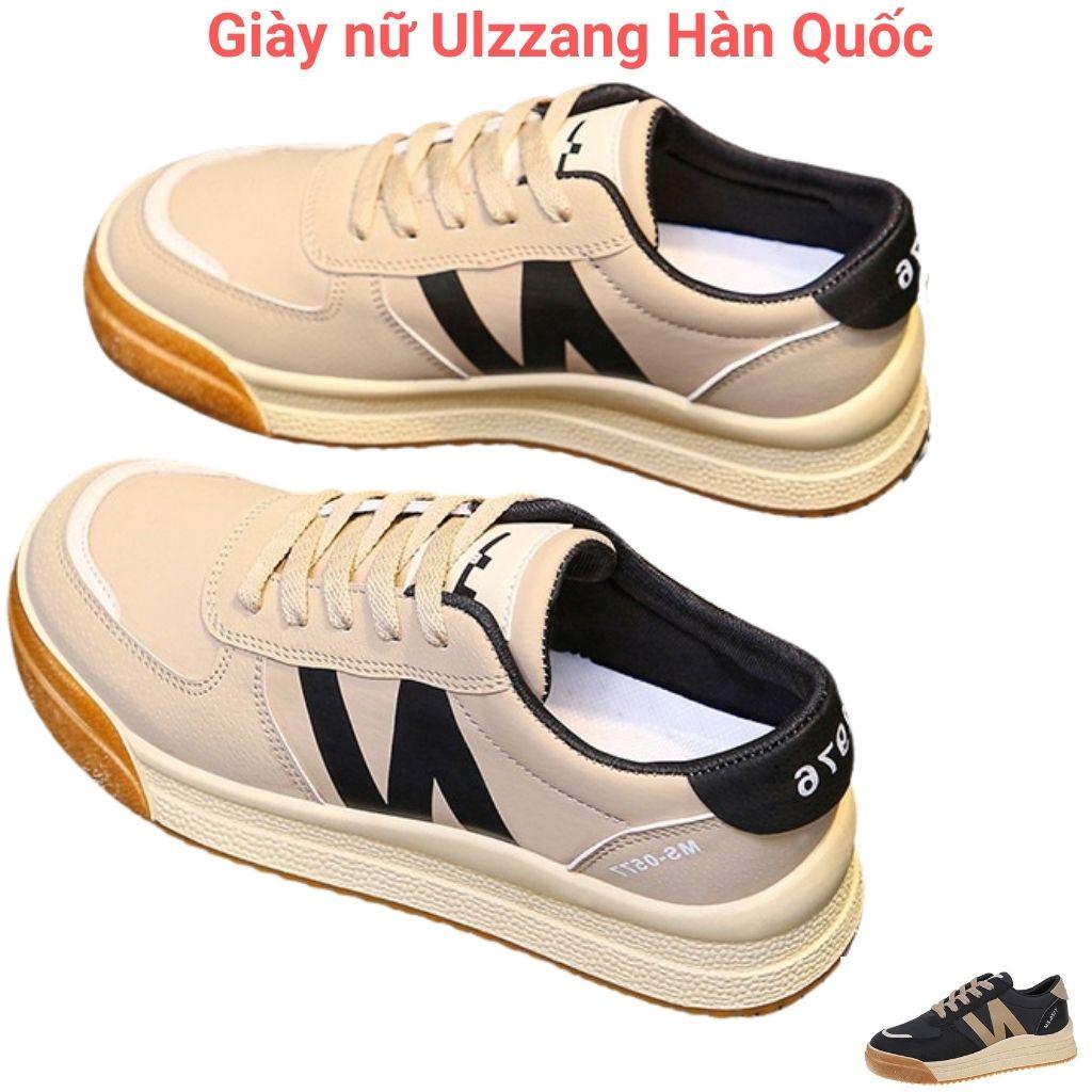 Giày thể thao nữ ulzzang chữ N đế độn êm đẹp