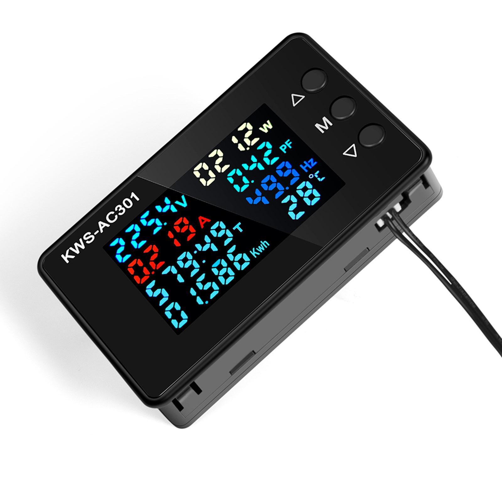 Power Meter Voltage Screen Energy Resistor Tester Electric Power Frequency