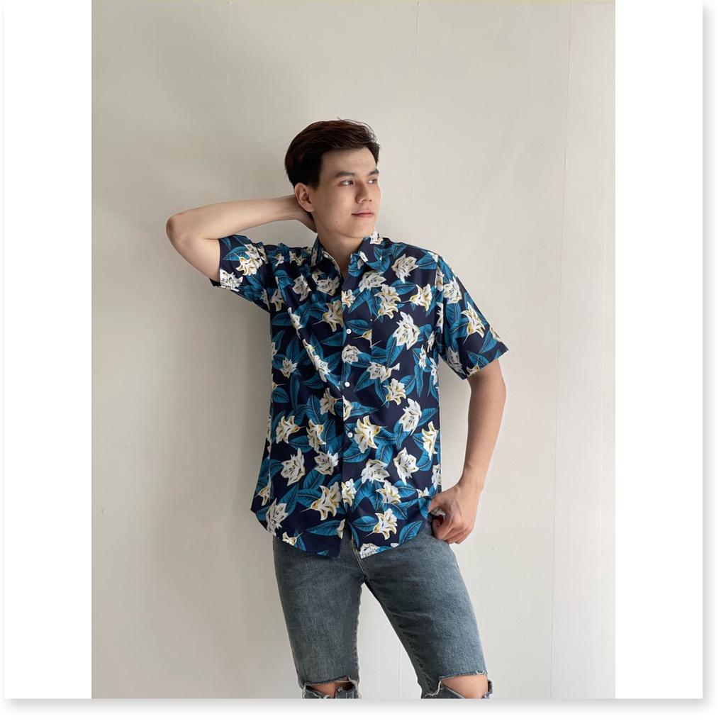 ÁO SƠ MI FORM RỘNG DÀNH CHO NAM HOẠ TIẾT ĐỘC LẠ