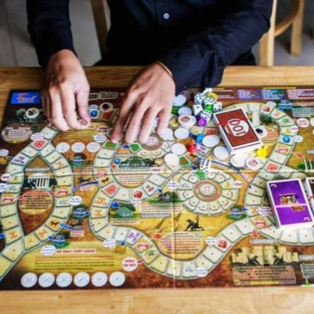 Board game-Đi tìm kho báu Phiên Bản HERO Foxi-Đồ chơi trẻ em phát triển AQ-EQ-IQ-siêu siêu hay