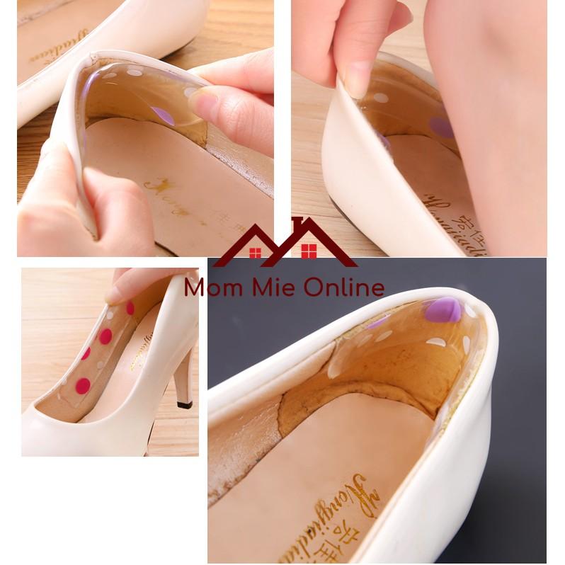 Miếng lót giày tránh rớt gót silicone [1 đôi giày] - M112